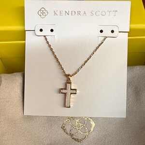 NIB Kendra Scott Cross Pendant Necklace ORG $110